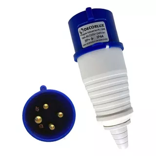 Tomada Industrial Sobrepor C/ Plug 16a 220-240v 3p+t 9h Ip44