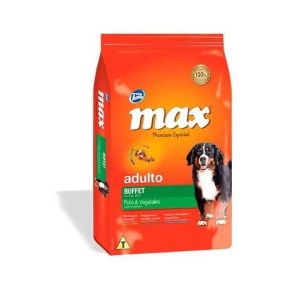 Max - Buffet Pollo-vegetales Especial Adulto Premium - 20kg + 2kg