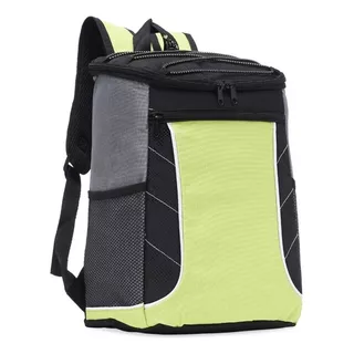 Mochila Térmica 18 Litros Cerveja Cooler Bag Freezer Marmita Cor Verde