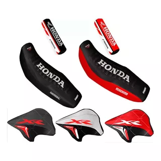 Combo Kit Funda Asiento Xr 190 L + Cubre Tanque + Pad Fmx 