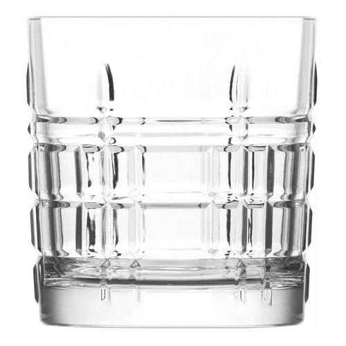 Pack X6 Vasos Británico Ideal Whisky Trago Brit 325ml Vidrio