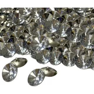 Botão Cristal Strass Para Cabeceira Sofá Diy - 300 Unidades