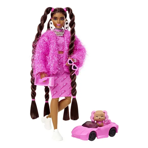 Barbie Mu eca Extra Y Accesorios Con Pelo Largo Estilo Mor Env o