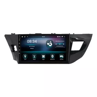 Multimidia Corolla 14 15 16 17 Android 13 2gb Carplay 9p