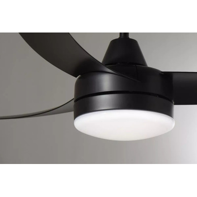 Ventilador De Techo Negro 42ib Led 24w Control Remoto Laft