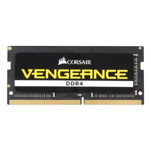 Memoria RAM Vengeance gamer color negro 16GB 1 Corsair CMSX16GX4M1A3200C22