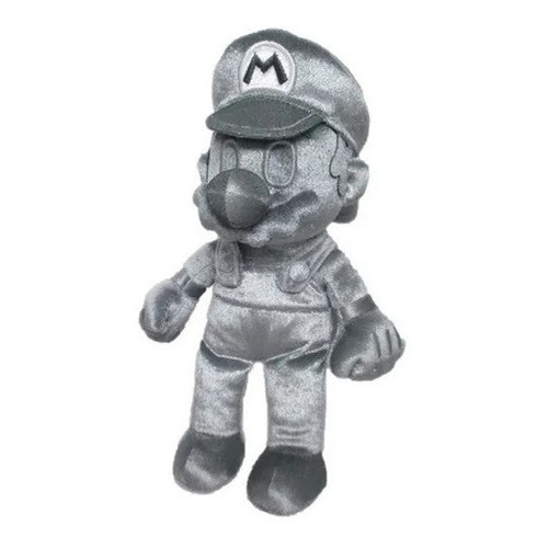 Mario Bros Peluche Plateado Edición Limitada