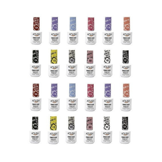 24 Esmaltes Semipermanentes Color X15 Ml Anush