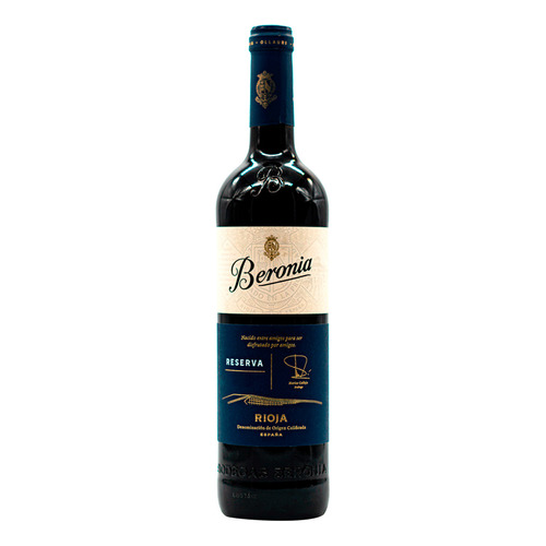 Beronia vino tinto español reserva 750ml