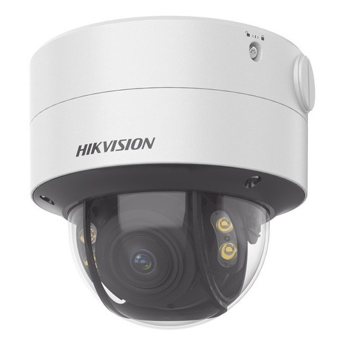 Hikvision Cámara de seguridad Domo IP DS-2CD2747G2-LZS(C) 4 MP Imagen a Color 24/7 Lente 3.6 - 9 mm Luz Blanca 40 mts Protección Exterior IP67 IK10 Captura Facial Videoanaliticos MicroSD