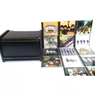 The Beatles Box Cds 15 Albuns U.s.a. Caixa De Madeira