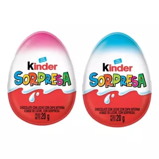 Chocolate Kinder Sorpresa Huevo Pack 6