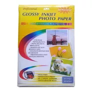 Papel Fotográfico Glossy A4 260gr 20 Hojas - Para Inkjet