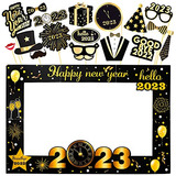 New Year Photo Booth Frame 2023 Pack Of 36, New Years P...