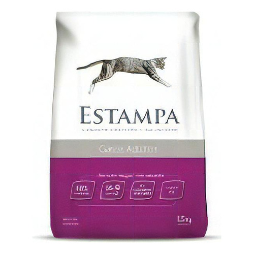 Alimento Estampa Premium para gato adulto en bolsa de 15 kg