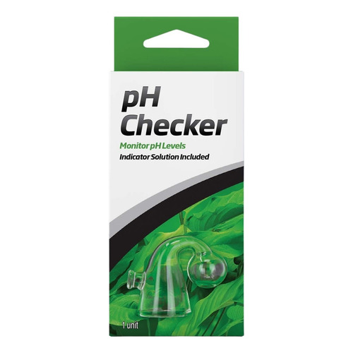 Ph Checker Seachem C/reactivo Y Ventosa Acuario Pecera Co2