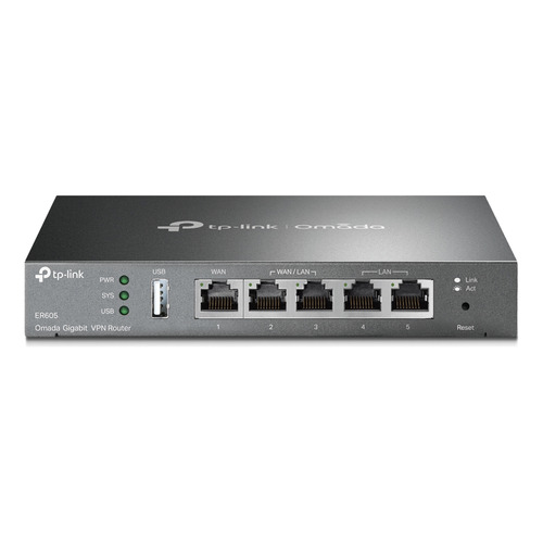 Router TP-Link Omada ER605 V2 negro 110V/220V