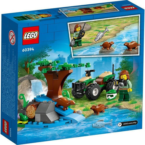 Lego® City Cuatrimoto Y Hábitat De La Nutria 60394 Cantidad de piezas 90