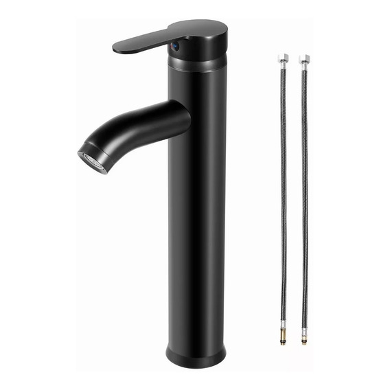 Mezcladora Llave Para Fregadero Lavabo Baño + 2 Mangueras