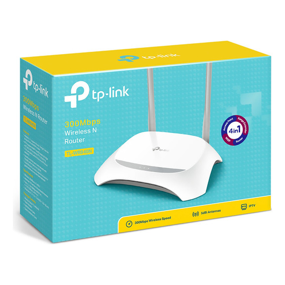 Tl-wr840n Tp-link Router Inalambrico Wi-fi 2,4 Ghz 300mbps