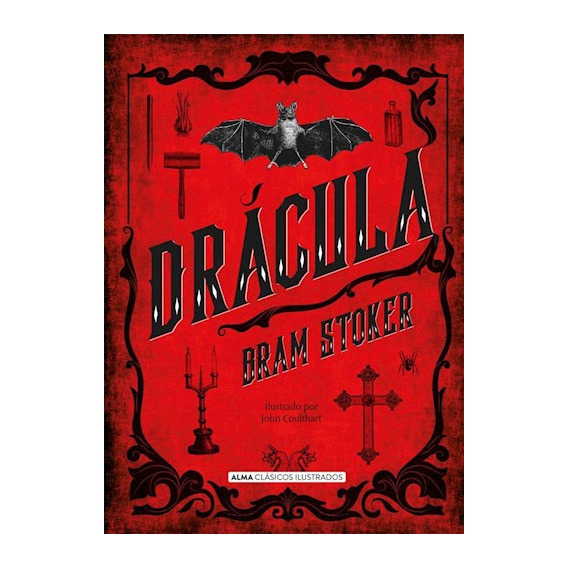 Drácula Ilustrado, de Bram Stoker., vol. 1.0. Editorial Alma, tapa dura, edición 1.0 en español, 2019