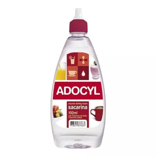 Kit 12 Adoçante Adocyl Líquido Sem Glúten 100 Ml Sacarina