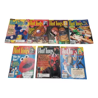 Pack De 7 Revistas Hot Toys 1998-1999 Vintage Abierto
