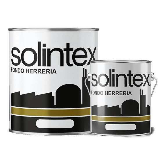 Fondo De Herreria Solintex Negro Cuñete (5 Galones)