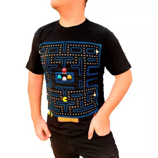 Remera Pac-man Arcade Kevdylan Personalizado