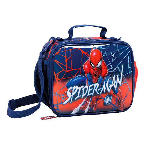Lunchera para niños Termica Spiderman Dgl Games & Comics color Azul