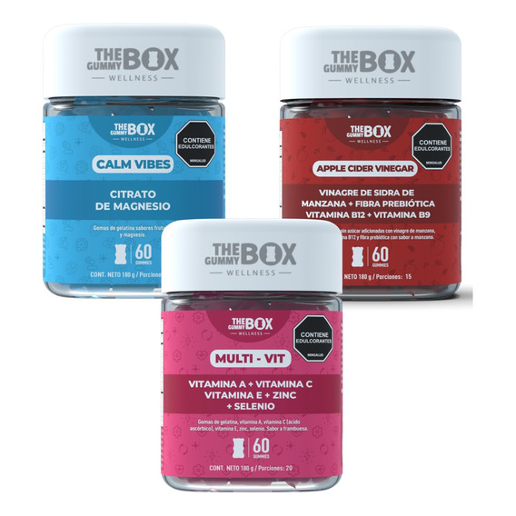 The Gummy Box Quemador Grasa Multivitaminas Sleep Reparador