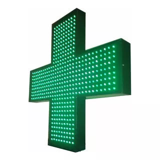 Cartel Cruz Led Farmacia 100x100cm Doble Faz Multi - Playled