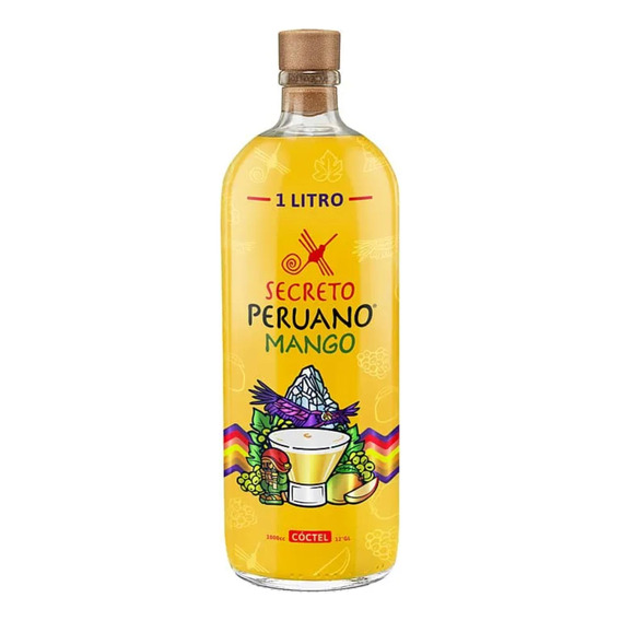 Pisco Sour Mango Secreto Peruano 15º Botella 1 Litro