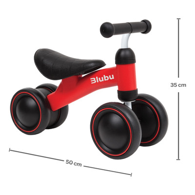 Bicicleta De Equilibrio Infantil 4 Rodas Sem Pedal