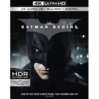 Blu-ray 4k Ultra Hd Batman Begins Dub/leg Lacrado 
