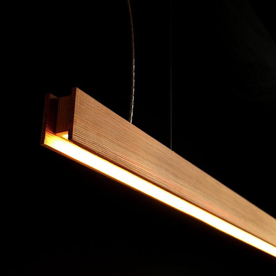 Colgante Lineal Lito S Iluminacion Led Neutro Madera N-g