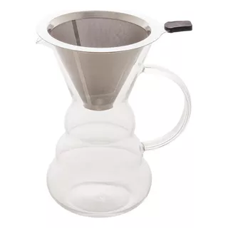 Cafeteira Vidro Borossilicato C/filtro Inox 500 Ml Lyor