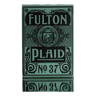 Baraja Fulton Plaid Lucky Green Naipe Inglés Poker Premium