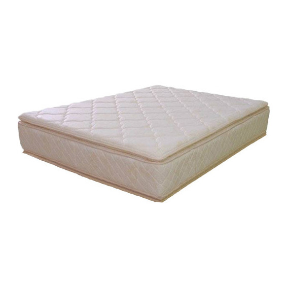 Colchón 2 1/2 Plazas Espuma Alta Densidad Doble Pillow Ancho Blanco