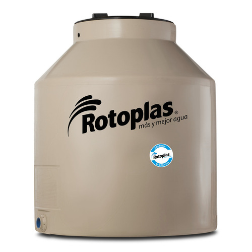 Tanque De Agua Rotoplas Cuatricapa 850 L + Flotante + Filtro Color Beige