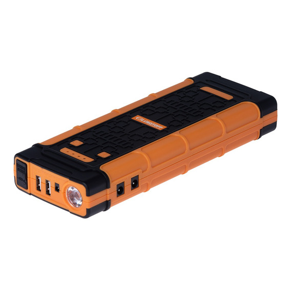 Arrancador de baterias de auto y Cargador Portatil Lüsqtoff Pq-500 15000m/a Celular Notebook Color Naranja