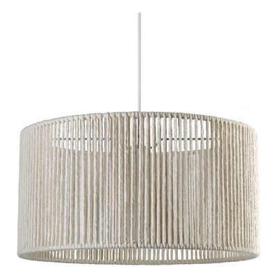 Lampara Colgante Hilo 35cm Natural Diseño Apto Led 