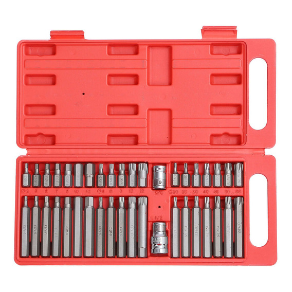 Juego Puntas Torx Allen Multiestria 40 Piezas Set Caja 