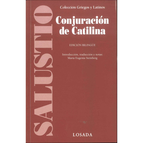 Conjuracion De Catilina, De Salústio. Editorial Losada En Español