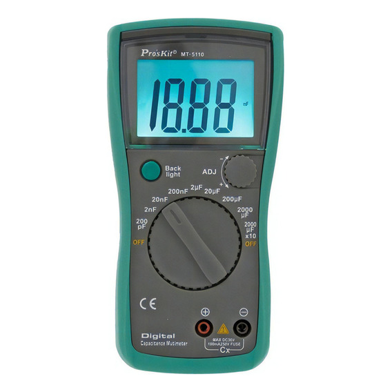 Capacimetro Digital Profesional Proskit Mt5110 R