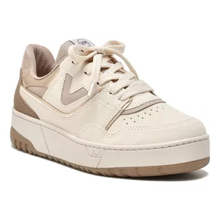 Tenis Feminino V Casual Via Marte Baunilha Gold