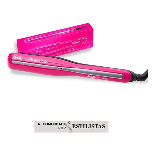 Alisador De Pelo A Vapor Steampod Barbie L or al Pro Color Rosa