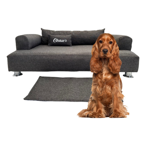 Sillón Mediano Para Perro Mascota Con Cojín Personalizado 