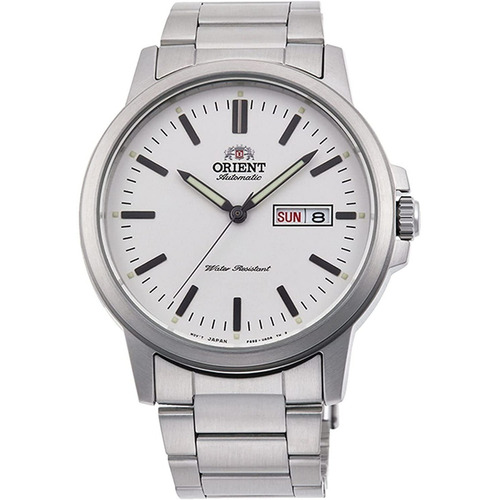 Reloj Orient Ra-aa0c03s Hombre Automático Sport Color de la malla Plateado Color del bisel Plateado Color del fondo Blanco