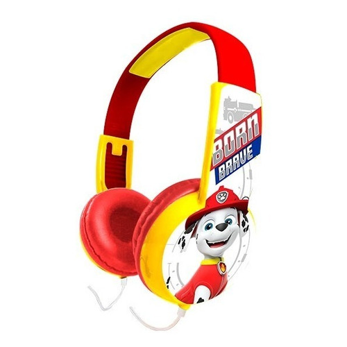 Audifonos Niños Paw Patrol Marshall Hp203371-mar Color Rojo Color de la luz Blanco